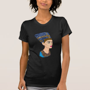 Camiseta rainha egípcia nefertiti