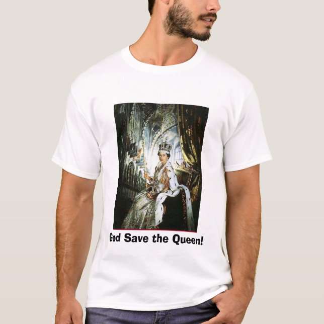 Camiseta Rainha Elizabeth (Frente)