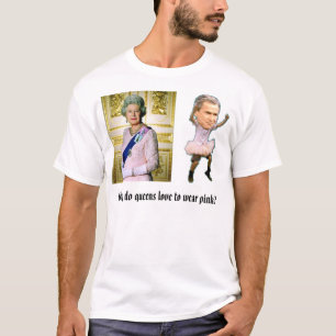 Camiseta Rainha Elizabeth (estar), bush_dance4, porque