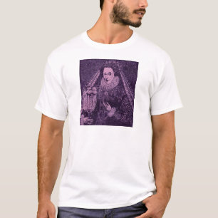 Camiseta Rainha Elizabeth I na lavanda