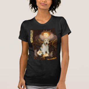 Camiseta Rainha Elizabeth I - Wire Fox Terrier #1