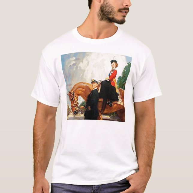 Camiseta Rainha Elizabeth II (Frente)