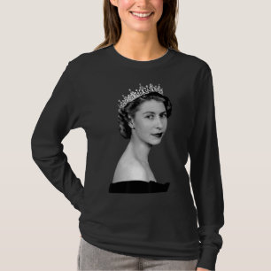 Camiseta Rainha Elizabeth II Coroa Britânica Majestade Rain