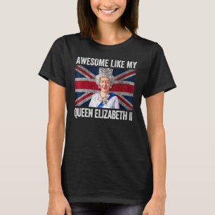 Camiseta Rainha Elizabeth II Coroa Britânica Majestade Rain