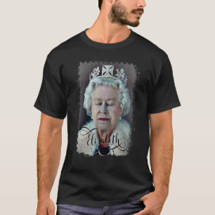 Camiseta Rainha Elizabeth II Coroa Britânica Majestade Rain