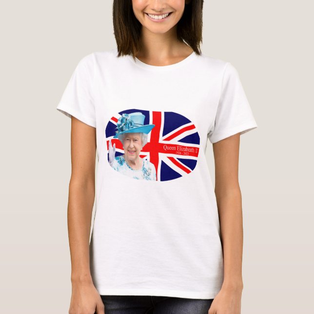 Camiseta Rainha Elizabeth ll (Frente)
