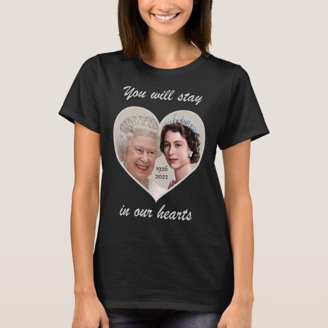 Camiseta Rainha Elizabeths Platinum Jubilee 70 anos Celebra (Frente)