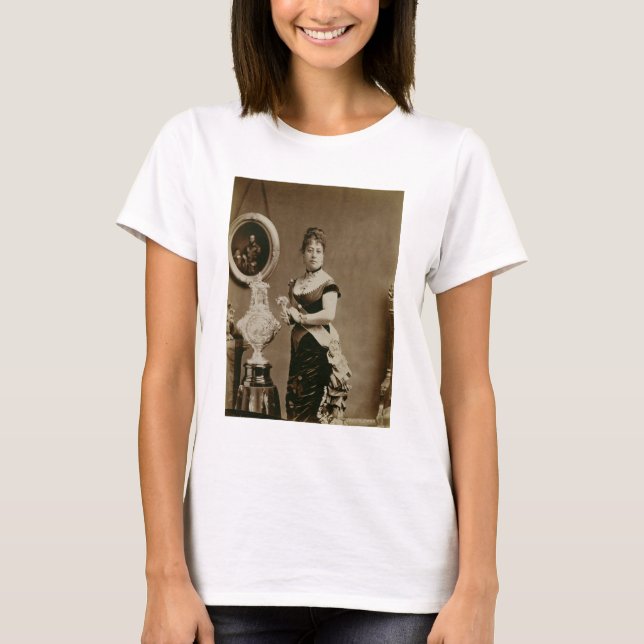 Camiseta Rainha Emma (1836-85) (fotografia sépia) (Frente)