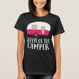 Camiseta Rainha Engraçada Do Camper RV Camper Mãe Ca