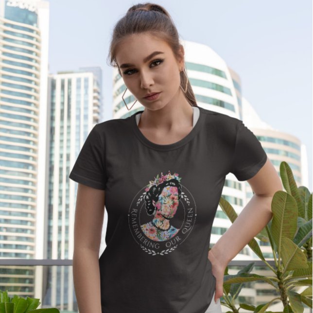 Camiseta Rainha Feita De Flores (Criador carregado)