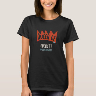 Camiseta Rainha Feminina de Everett Massachusetts Garotas