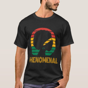 Camiseta Rainha Fenomenal Afro-Americana, Mulher Orgulhosa