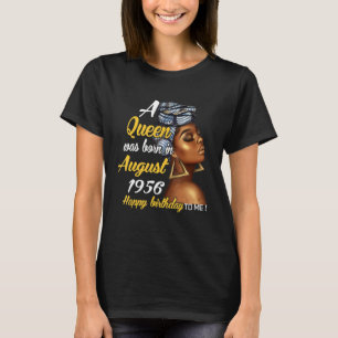 Camiseta Rainha foi Nascer em agosto de 1956