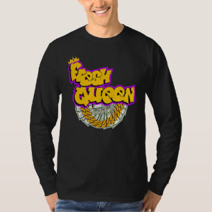 Camiseta Rainha fresca Melanina Mãe Chefe Mulheres Negros N