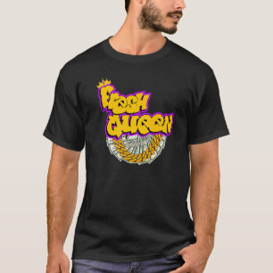 Camiseta Rainha fresca Melanina Mãe Chefe Mulheres Negros N