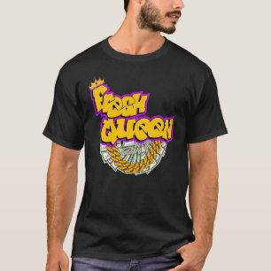 Camiseta Rainha fresca Melanina Mãe Chefe Mulheres Negros N