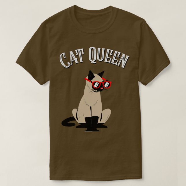 Camiseta Rainha Gato (Frente do Design)