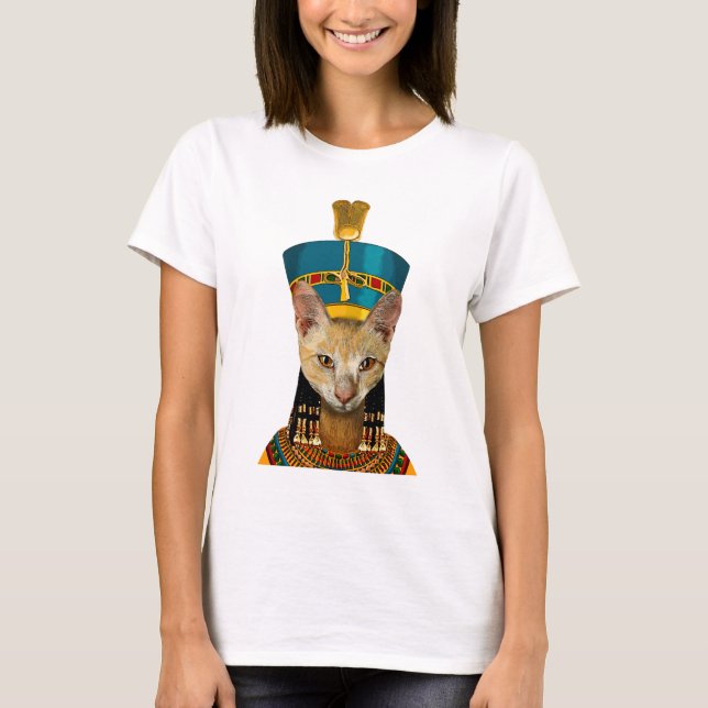 Camiseta Rainha Gato Egípcia (Frente)