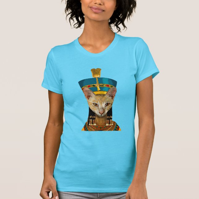 Camiseta Rainha Gato Egípcia (Frente)