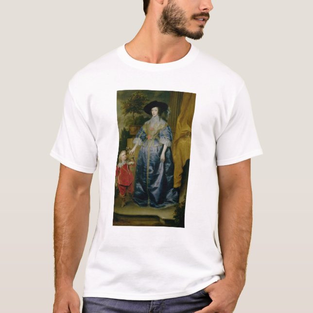 Camiseta Rainha Henrietta Maria e seu anão (Frente)