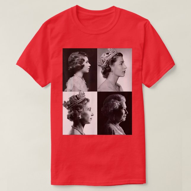 Camiseta Rainha II - Elizabeth England - Rainha de Inglater (Frente do Design)