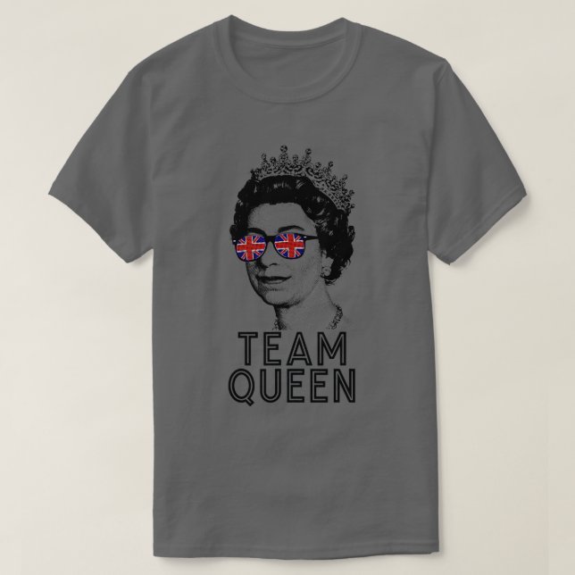 Camiseta Rainha II - Elizabeth S Inglaterra - Rainha de Ing (Frente do Design)