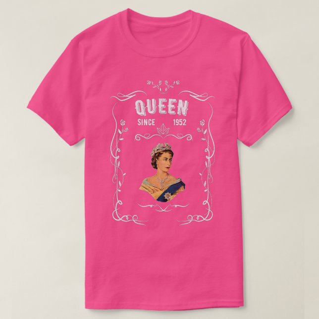 Camiseta Rainha II - Elizabeth S Inglaterra - Rainha de Ing (Frente do Design)