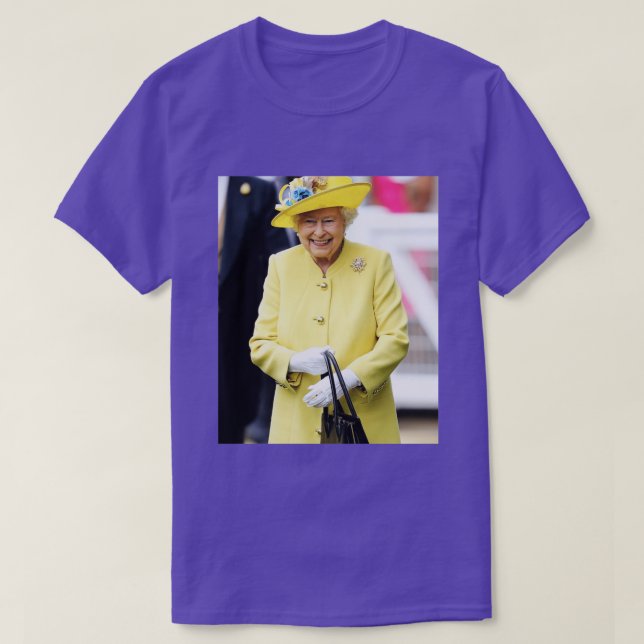 Camiseta Rainha II - Elizabeth S Inglaterra - Rainha de Ing (Frente do Design)