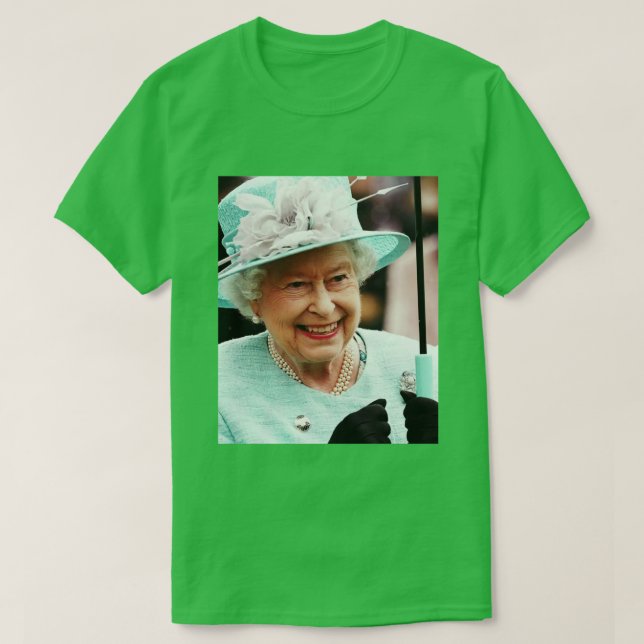 Camiseta Rainha II - Elizabeth S Inglaterra - Rainha de Ing (Frente do Design)