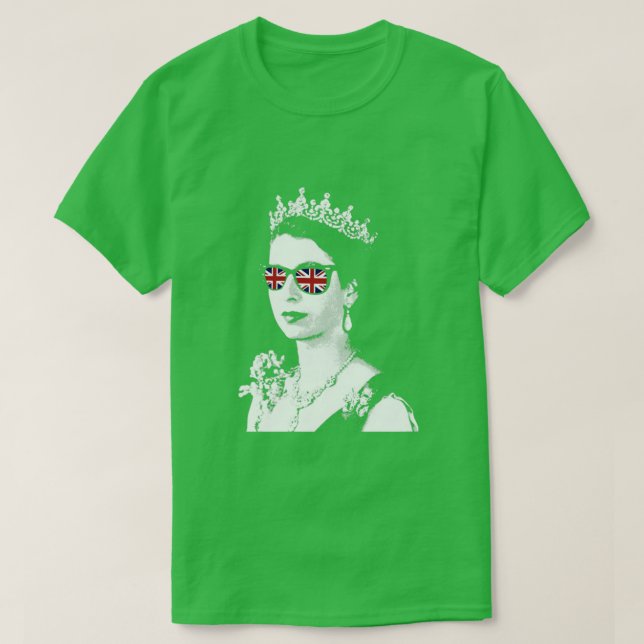 Camiseta Rainha II - Elizabeth S Inglaterra - Rainha de Ing (Frente do Design)