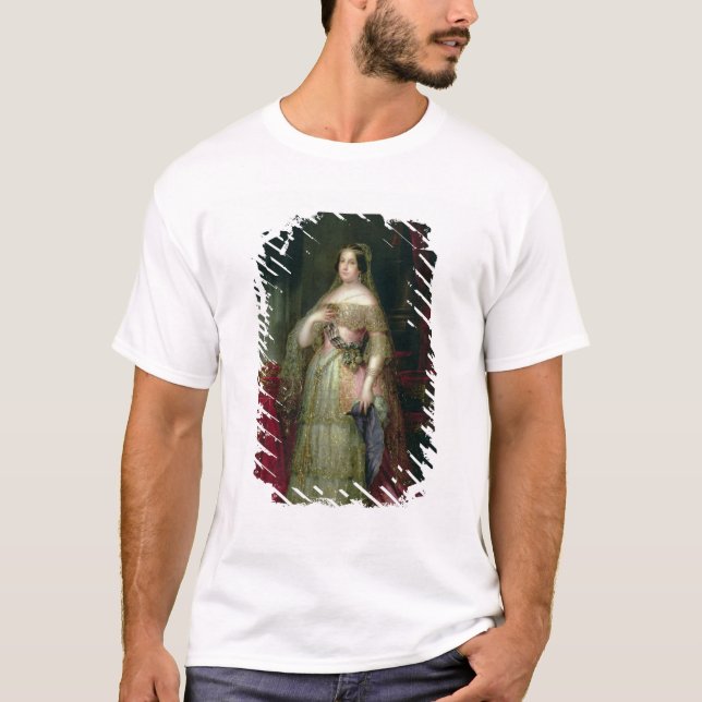 Camiseta Rainha Isabella II da espanha (Frente)