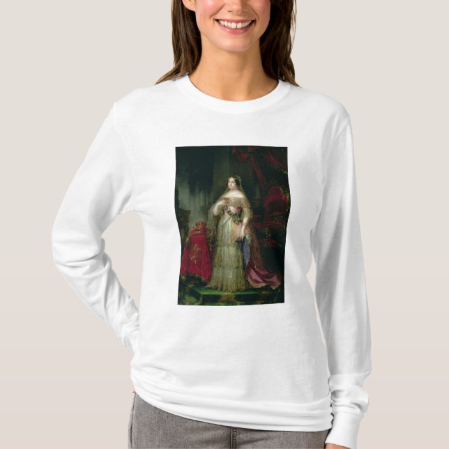 Camiseta Rainha Isabella II da espanha (Frente)