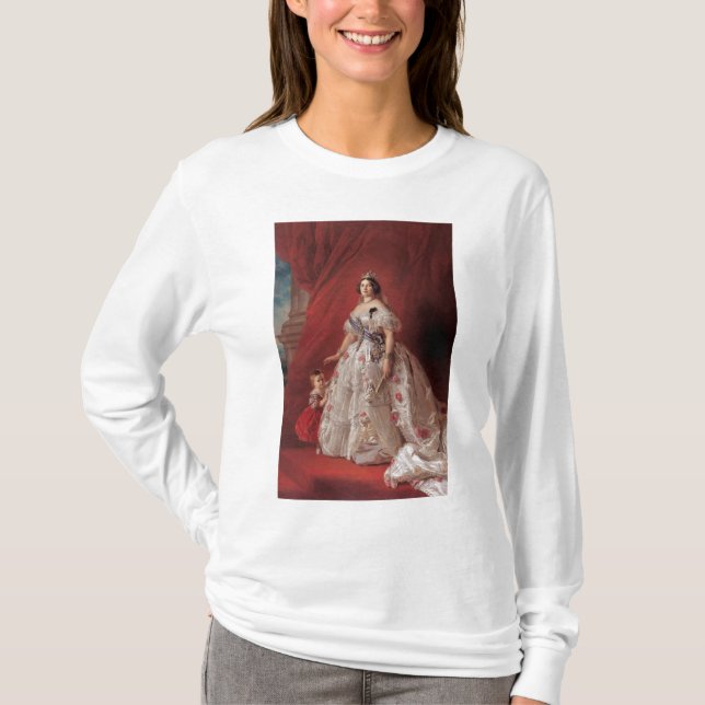 Camiseta Rainha Isabella II da espanha (Frente)