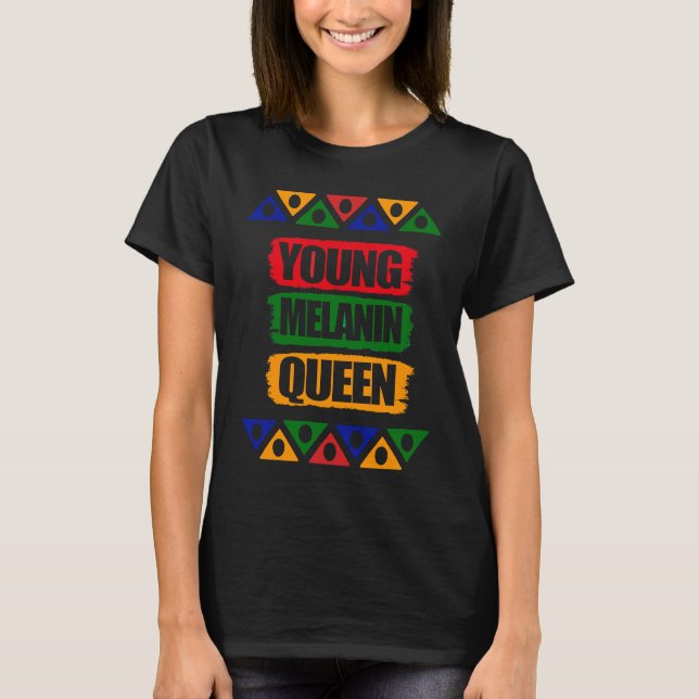 Camiseta Rainha Jovem da Melanina (Frente)