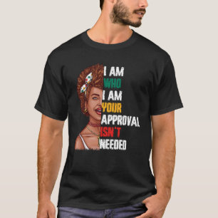 Camiseta Rainha Lady Curly Black Natural Afro-Americana