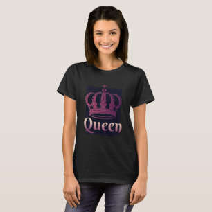 CAMISETA RAINHA LEGAL E COROA REI