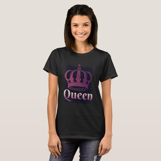 CAMISETA RAINHA LEGAL E COROA REI (Frente Completa)