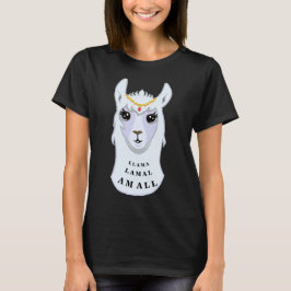 Camiseta Rainha Lhama Celestial Fofa