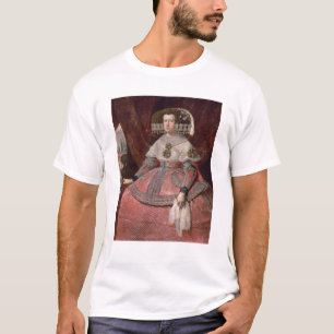 Camiseta Rainha Maria Anna da espanha em um vestido