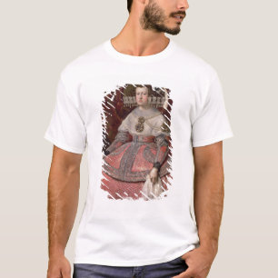 Camiseta Rainha Maria Anna da espanha em um vestido