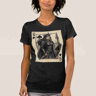 Camiseta Rainha Medieval Vintage de Espadas: Guarda das Som
