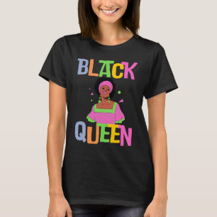 Camiseta Rainha Melanin Sista Negra Mês de História Negra