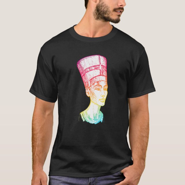 Camiseta Rainha Nefertari Antigo Egito (Frente)