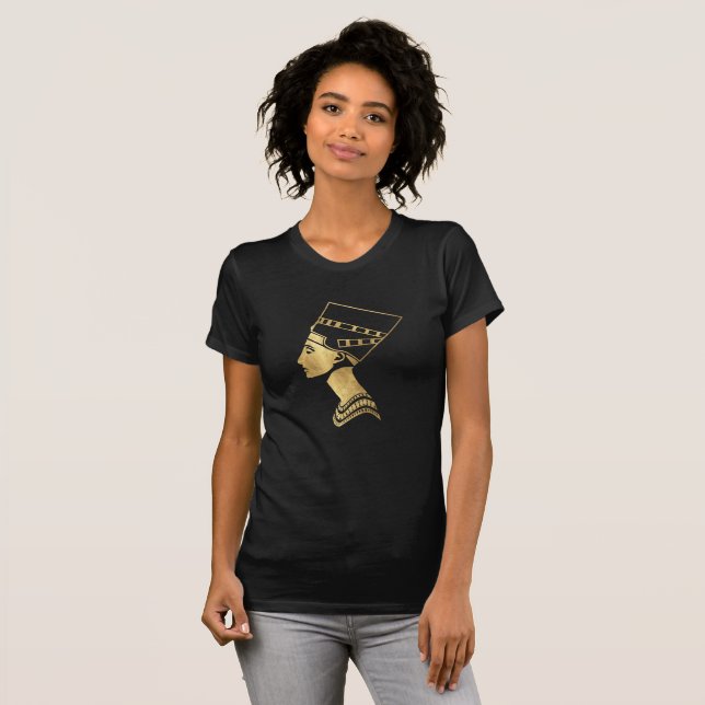 Camiseta Rainha Nefertiti (Frente Completa)