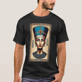 Camiseta Rainha Nefertiti - Beleza Egípcia Eterno