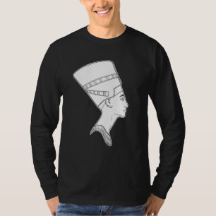 Camiseta Rainha Nefertiti egípcia
