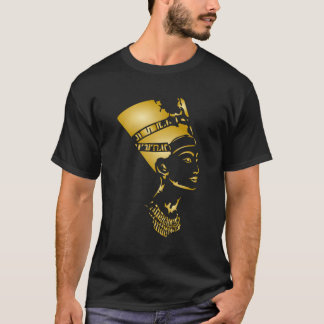 Camiseta Rainha Nefertiti egípcia