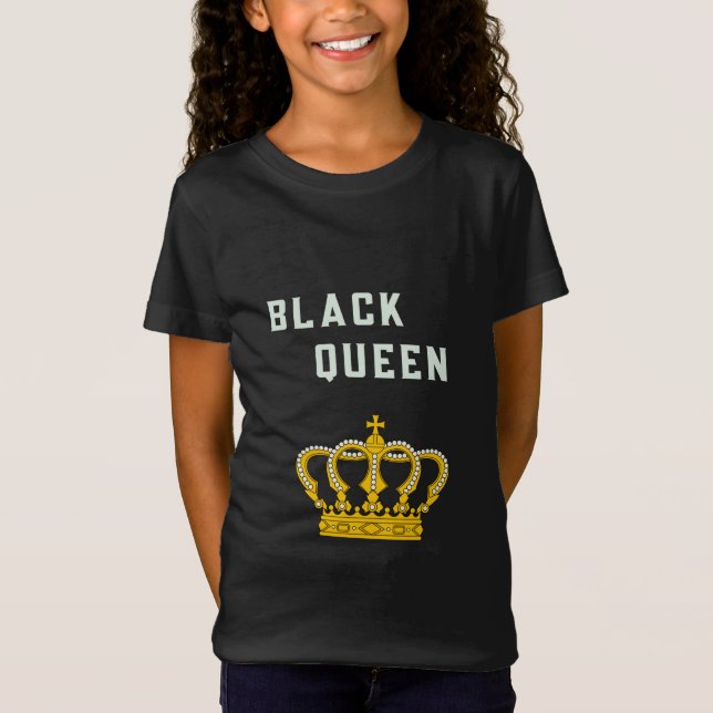 Camiseta rainha negra (Frente)