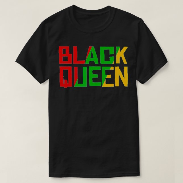 Camiseta Rainha Negra (Frente do Design)