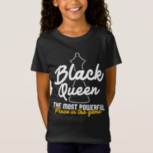 Camiseta Rainha Negra A América Africana de Xadrez Mais Pod